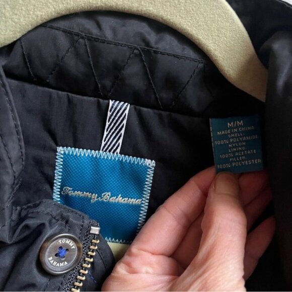 Tommy Bahama midi hooded trench fall jacket Sz M - Picture 10 of 15